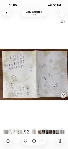 当时试验的配方 · 2017