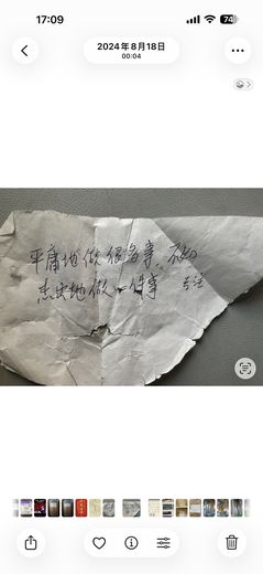 暑假给我儿子洗书包掉落的纸片 · 2024
